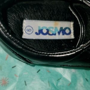 Josmo Black Leather Footwear